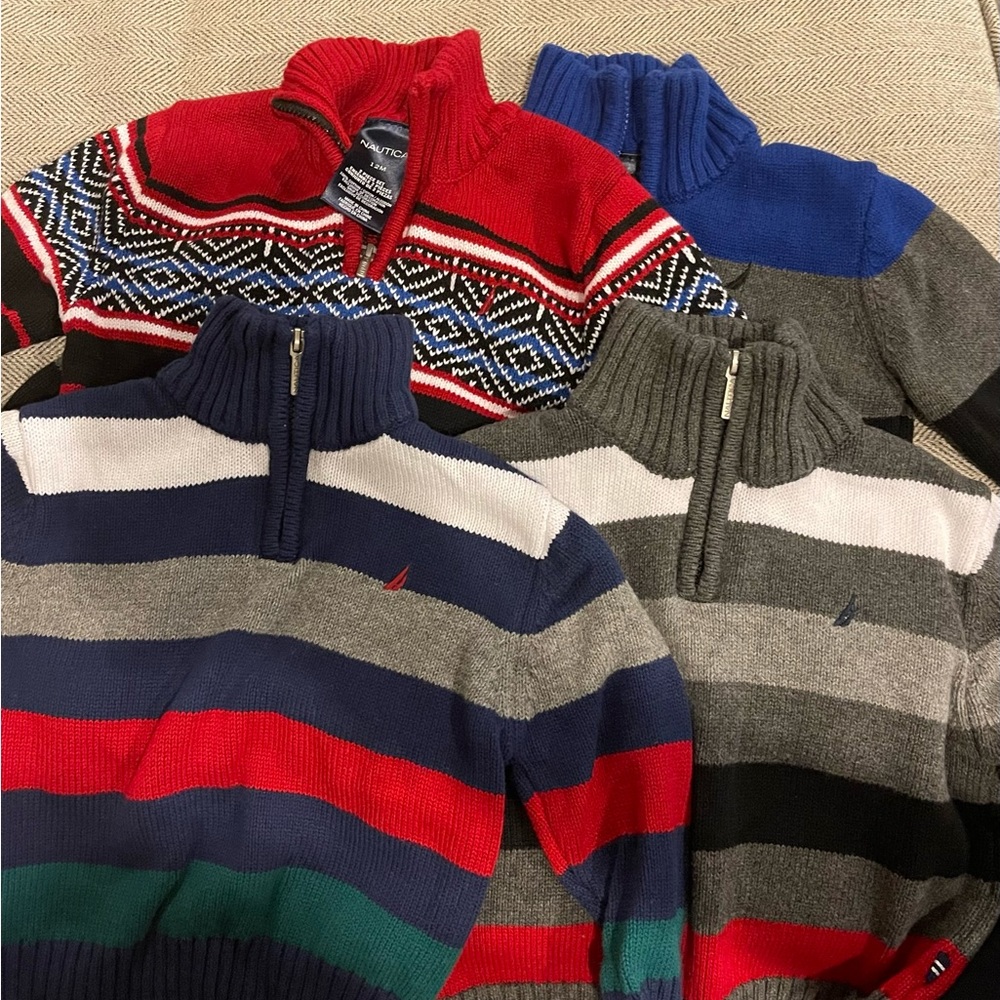 NWOT NEVER WORN!! Complete lot of 12m NAUTICA SWEATERS!!